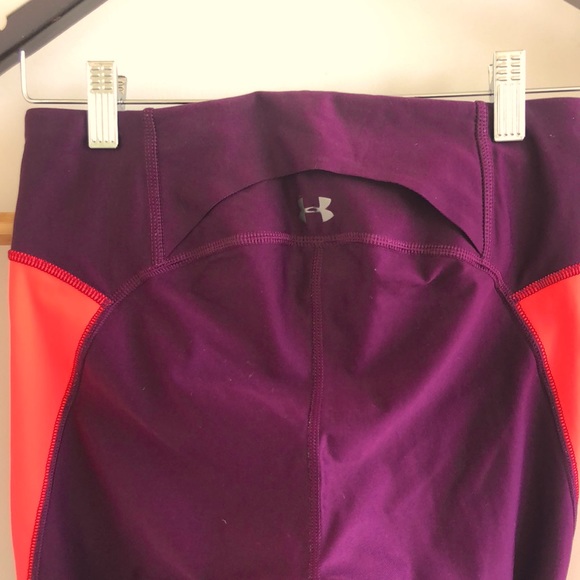 Under Armour Heatgear Marron vanish leggings tights - Picture 6 of 8